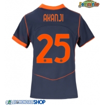 Maglie da calcio Inter Milan Manuel Akanji #25 Terza Maglia Femminile 2025-26 Manica Corta